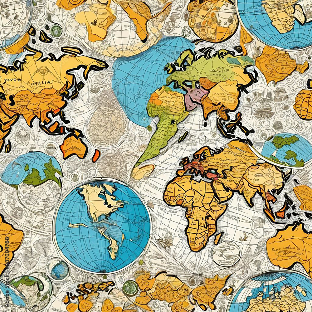 Obraz premium Wanderlust Unleashed: Exploring the World's Wonders