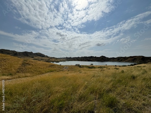 Georgia (Country) dessert and grass landscape