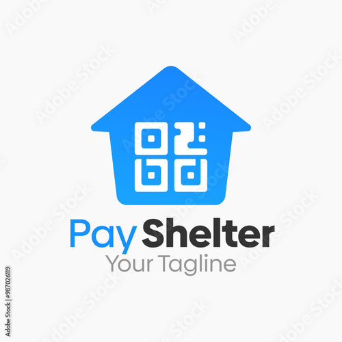 Pay Shelter Logo Design Template. Good for Business, Agency, Community and Organization