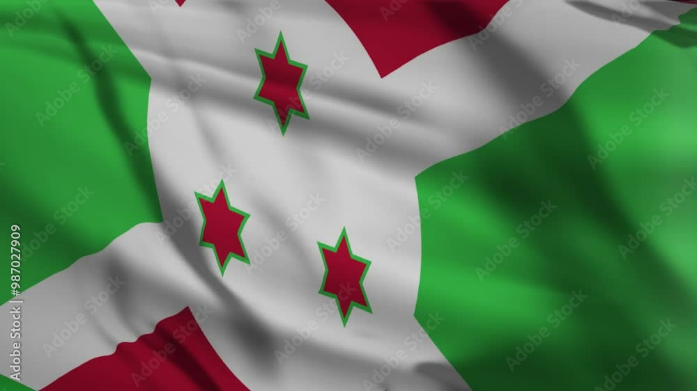 Burundi Flag Animation Background, Burundian Flag Flying Video, Patriotic Burundi Flag Waving Banner, Republic of Burundi, Seamless Burundi Flag Animation Videos Burundi Flag Animation Background, Burundian Flag Flying Video, Patriotic Burundi Flag Waving Banner, Republic of Burundi, Seamless Burundi Flag Animation Videos