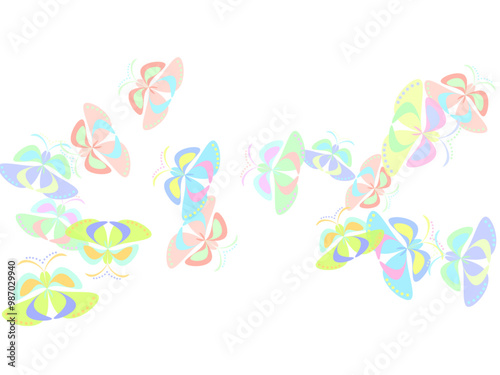 Conceptual illustration of freedom and serenity. Watercolor heart with butterflies.Butterfly collection. Watercolor illustration. Explore Stunning Butterfly Overlays for Creative Design