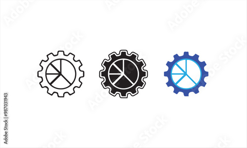 Data Management Icons | Solid, Line, and Color Styles