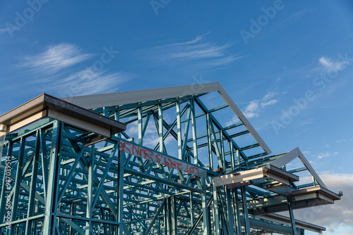 single storey house under construction near Brisbane