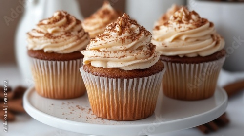 Gourmet Vanilla Cupcakes with Creamy Frosting