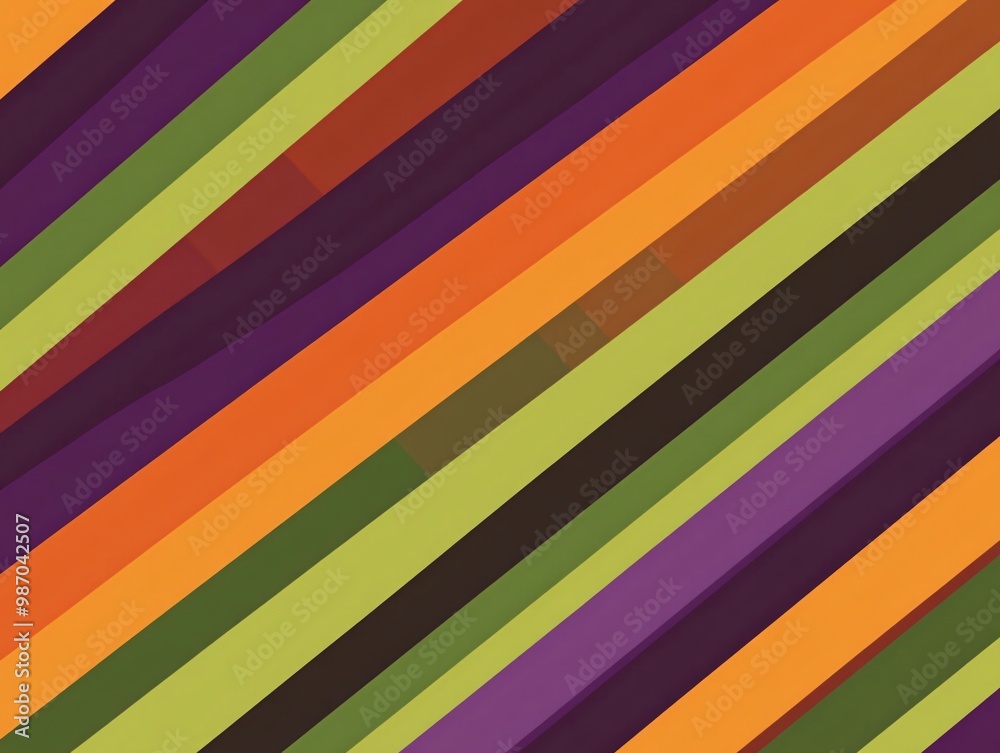 Colorful diagonal striped pattern design