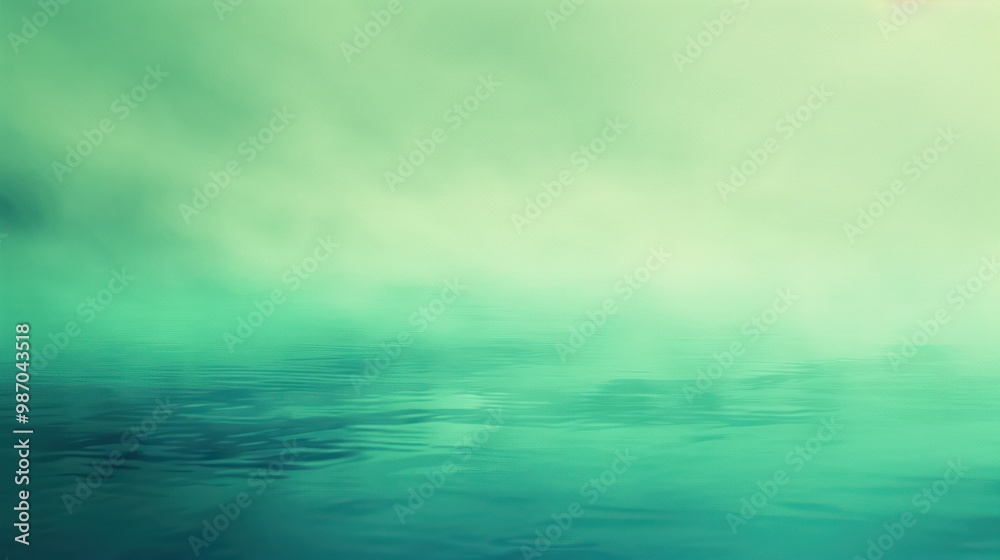 Obraz premium Misty Water Landscape