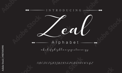 Unique Elegant Script Collection
