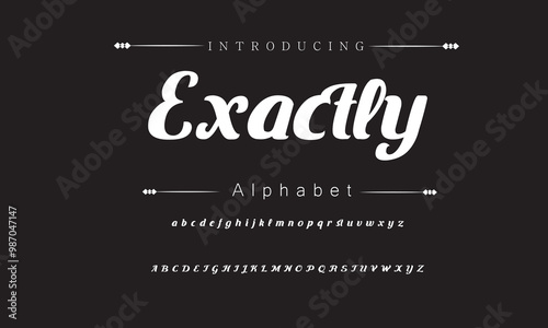 Artistic Modern Font Showcase
