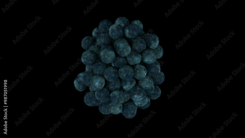Shot of Blueberries Juicy Flying Towards Camera Shot of Blueberries Juicy Flying Towards Camera