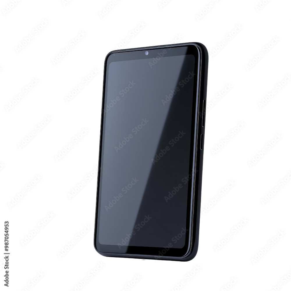 Black Smartphone with Blank Screen Black Smartphone with Blank Screen