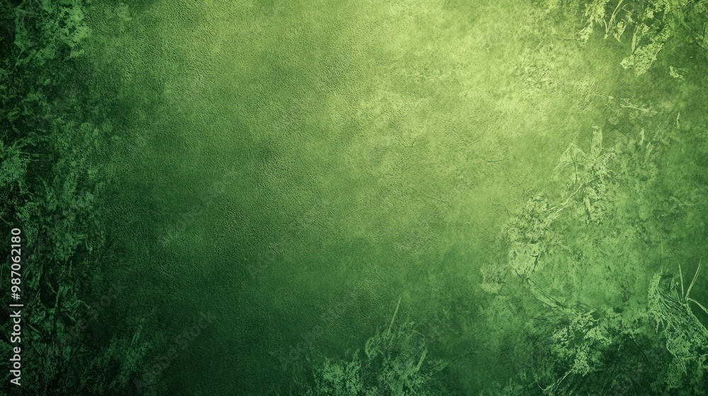 Fototapeta premium A green background with natural, earthy tones, ideal for eco-friendly designs, nature themes, and outdoor projects.