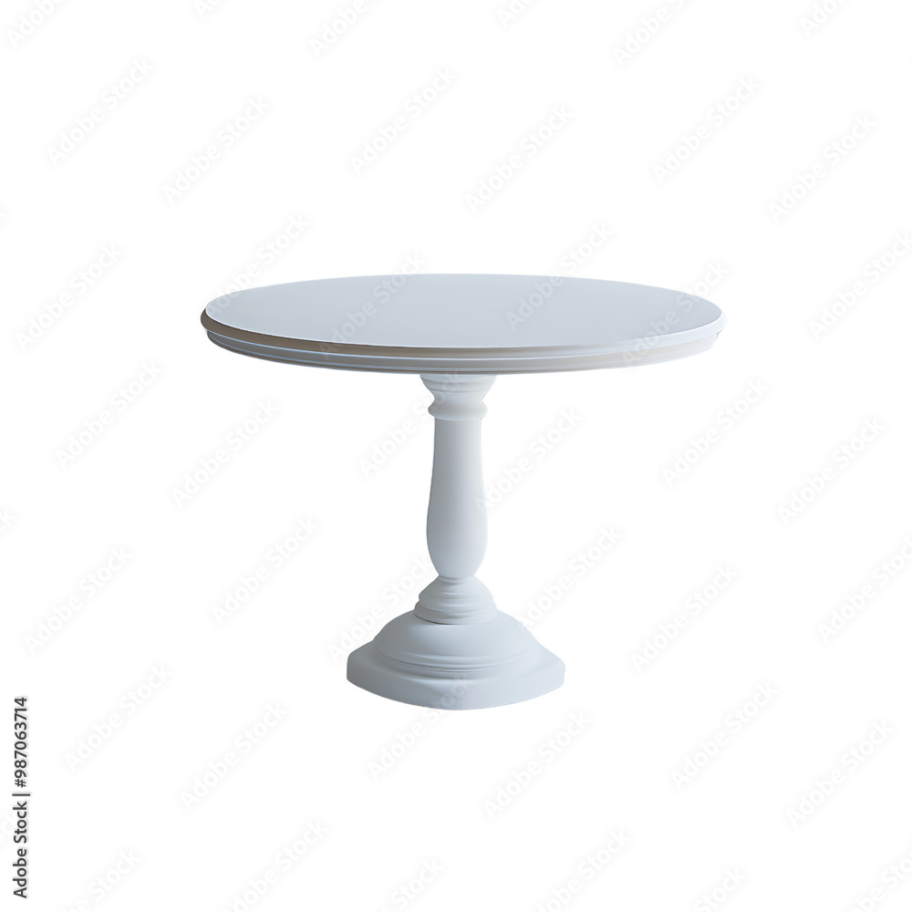 table isolated on white table isolated on white