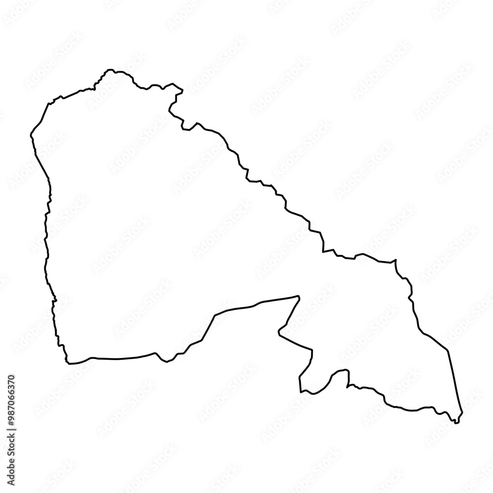 Lower South Waziristan district map, administrative division of Pakistan. Vector illustration. Lower South Waziristan district map, administrative division of Pakistan. Vector illustration.