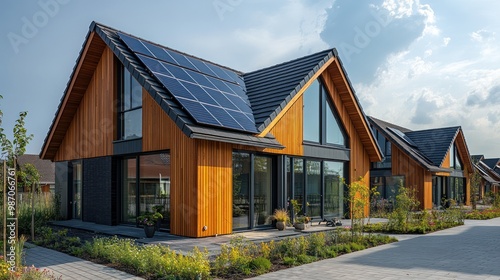 Modern Sustainable Homes with Solar Panels