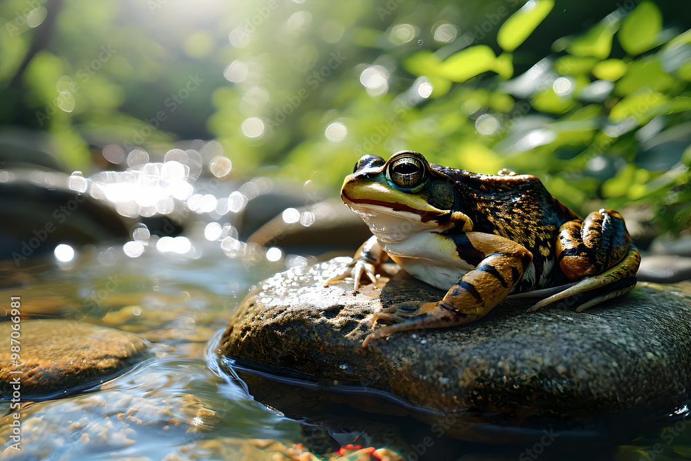 frog in the pond frog in the pond