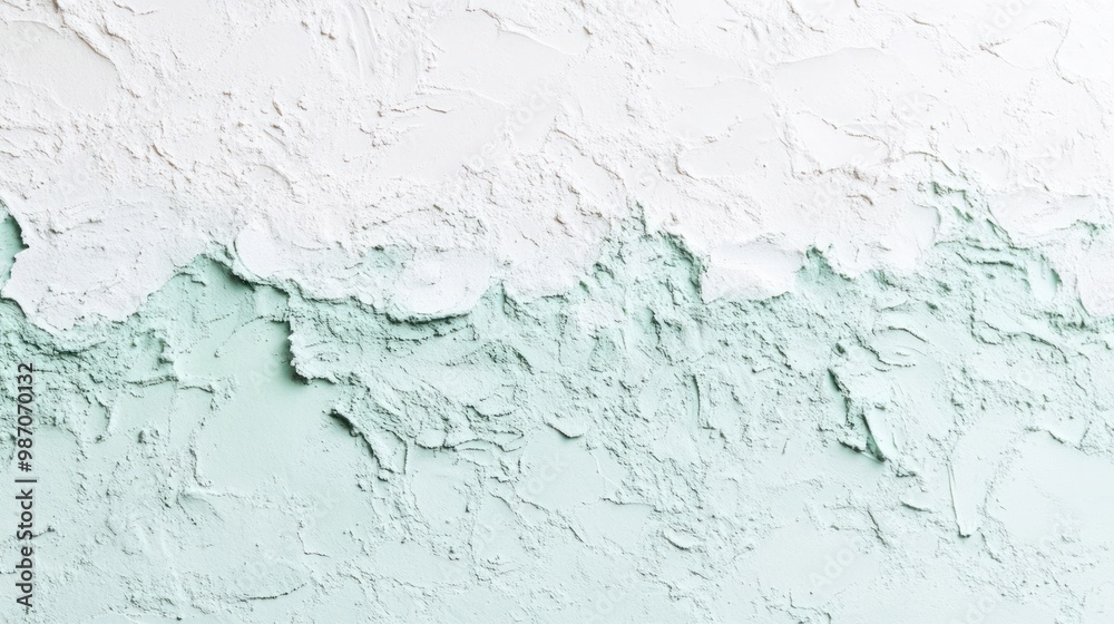 Pale mint green to white gradient with a rough, uneven texture, offering a light and refreshing background design. Pale mint green to white gradient with a rough, uneven texture, offering a light and refreshing background design.