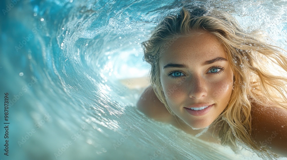 Woman in the Wave Woman in the Wave