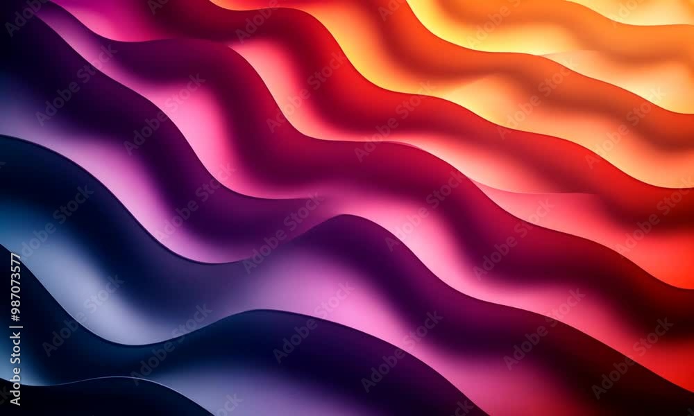 Abstract Colorful Waves Background Abstract Colorful Waves Background