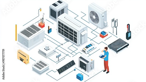 graphic resource for air conditioner