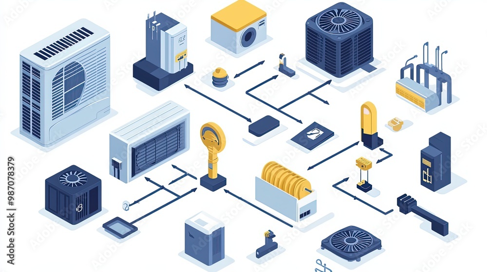 Obraz premium graphic resource for air conditioner