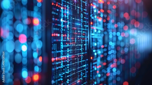 Wallpaper Mural Futuristic cyberpunk neon electronic disco landscape with vibrant colors and dynamic atmosphere Torontodigital.ca