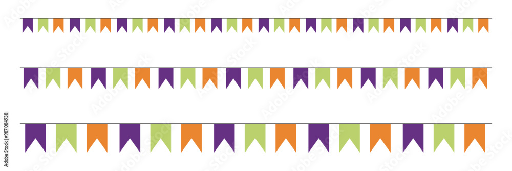 Halloween buntings. Halloween party fun garland. Halloween buntings. Halloween party fun garland.