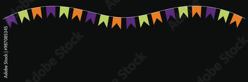 Halloween Bunting Decoration. 