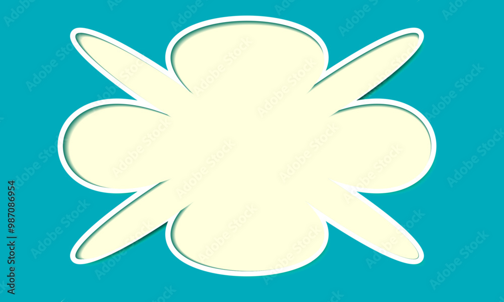 Teal Background. Minimalist White frame on blue background. Modern 3D border Design. Stylized White Illustration. Elegant Teal and White wavy lines border Graphic. Simple beige wallpaper
Teal Background. Minimalist White frame on blue background. Modern 3D border Design. Stylized White Illustration. Elegant Teal and White wavy lines border Graphic. Simple beige wallpaper