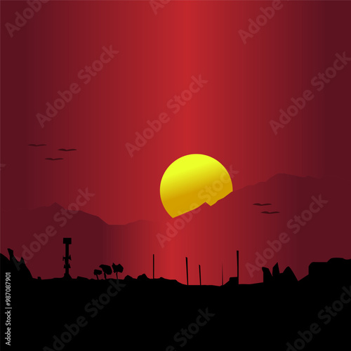 Day and night are the same because the sun crosses the equator