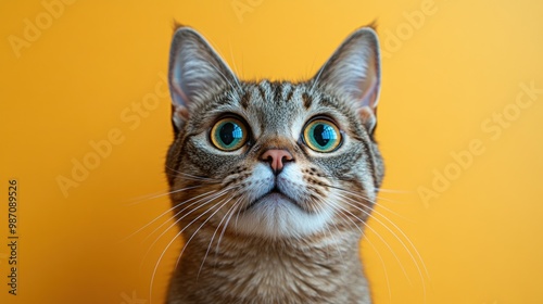 Curious Cat Portrait