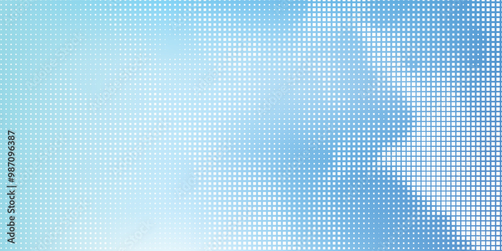 Sparkling blue disco party pattern background. Iridescent sequin mosaic texture. Abstract shining halftone wallpaper