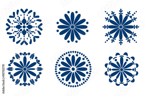 Pattern vector illustration Calm and elegant artwork with blooming flowers in bright, delicate hues. Seamless traditional design pattern for prints, fabrics, backgrounds, rugs, wallpapers, textiles.