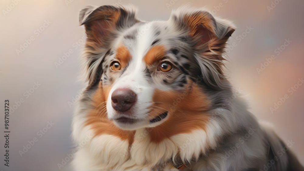 border collie portrait border collie portrait