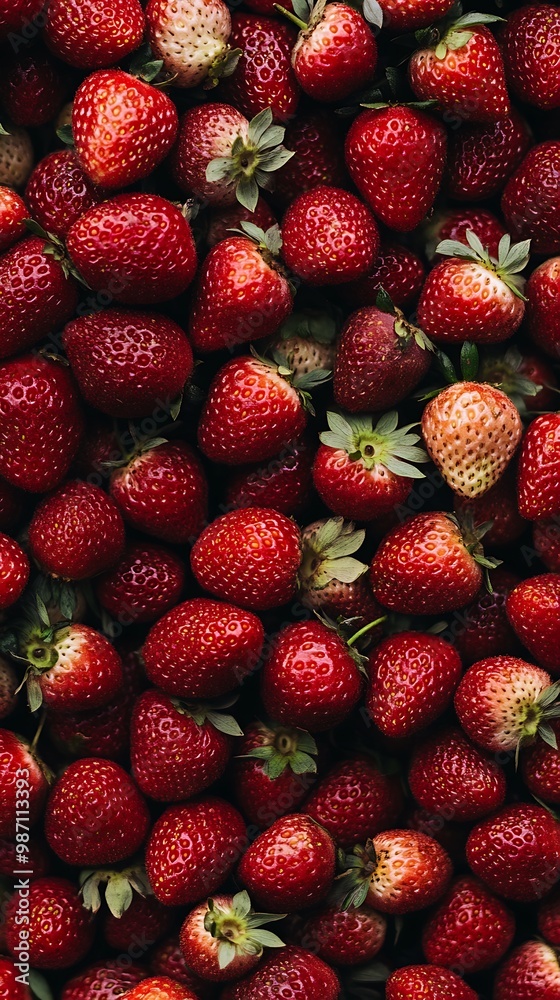 Assorted fresh red strawberries Assorted fresh red strawberries