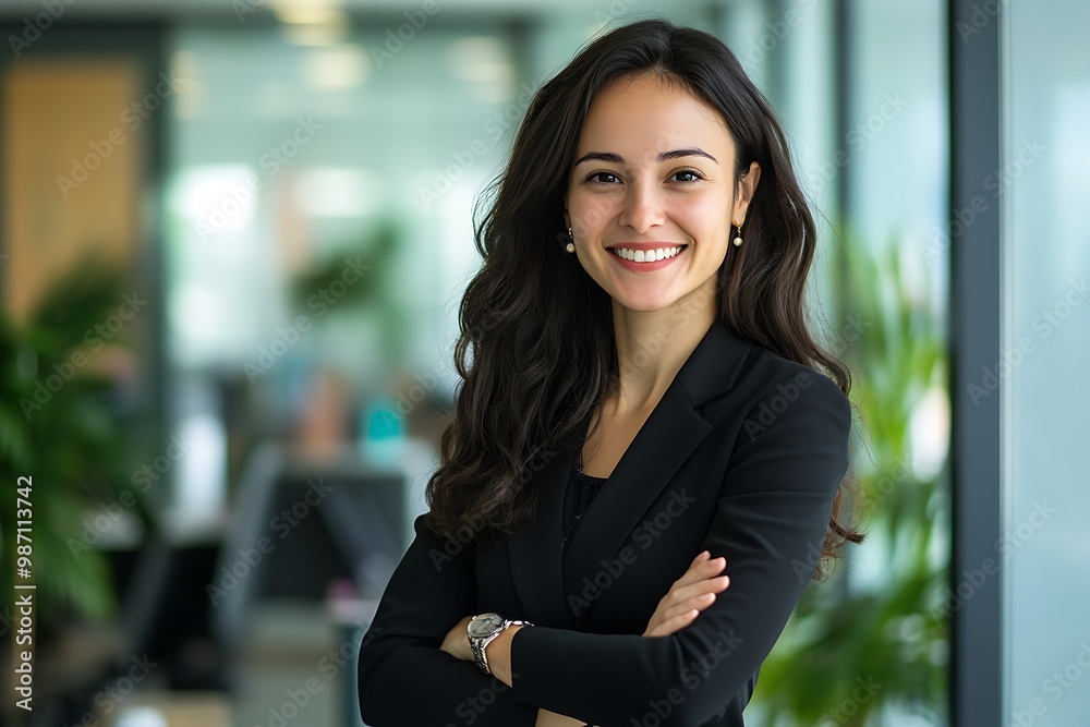portrait of a smiling business woman portrait of a smiling business woman