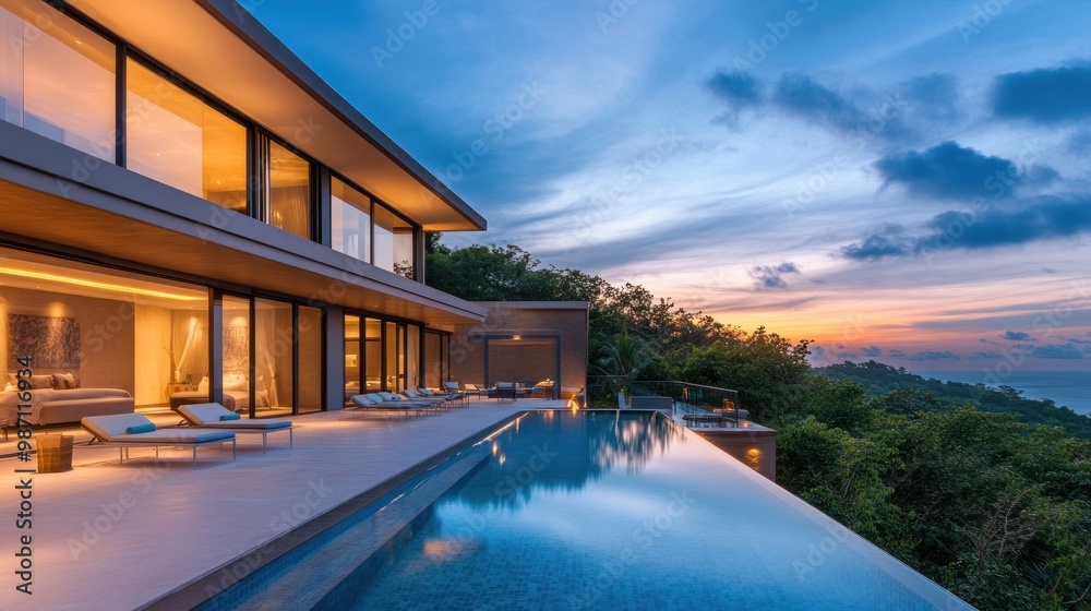 Modern Luxurious Villa with garden and swimming pool Modern Luxurious Villa with garden and swimming pool