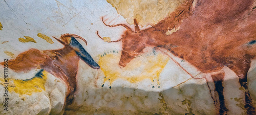 Tapety artystyczne Taureaux / Grotte de Lascaux