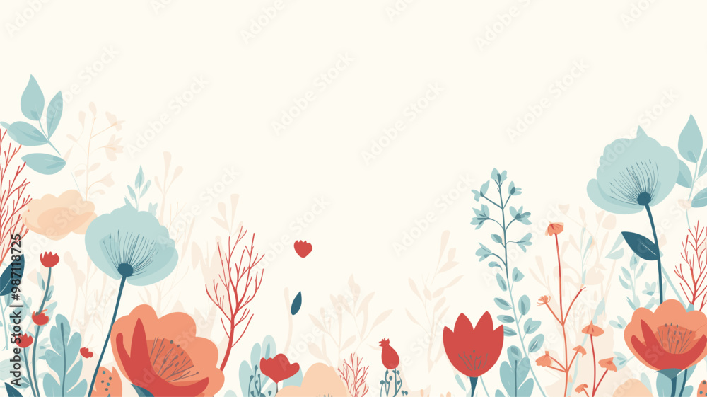 Winter Leaves & Floral Wonders Flat Design Collection Winter Leaves & Floral Wonders Flat Design Collection