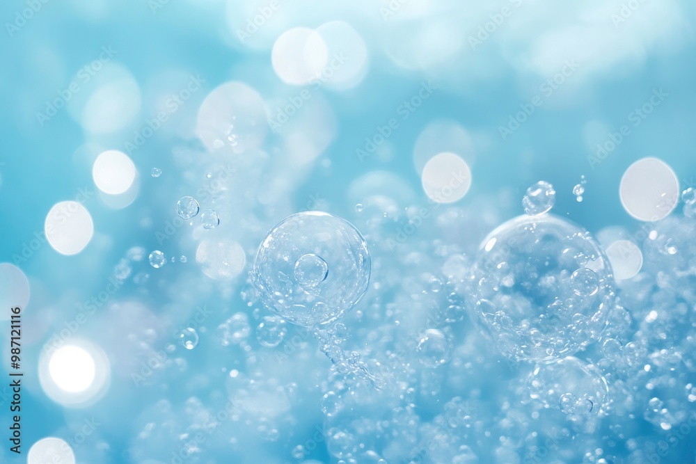 Transparent blue and white gradient Gel background or pattern with light blue lights. Gel blue background Virus protection or facial moisturizing cosmetics concept. Long banner, ai Transparent blue and white gradient Gel background or pattern with light blue lights. Gel blue background Virus protection or facial moisturizing cosmetics concept. Long banner, ai