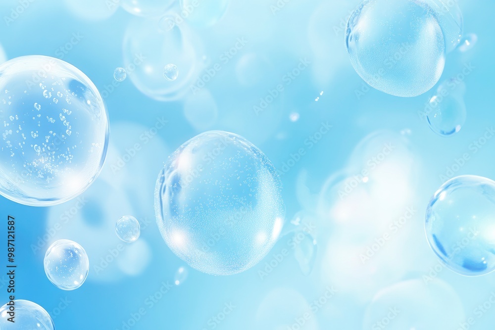Transparent blue and white gradient Gel background or pattern with light blue lights. Gel blue background Virus protection or facial moisturizing cosmetics concept. Long banner, ai Transparent blue and white gradient Gel background or pattern with light blue lights. Gel blue background Virus protection or facial moisturizing cosmetics concept. Long banner, ai