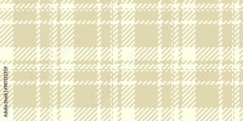 1940s pattern textile tartan, checker vector texture plaid. Fit fabric check seamless background in light color.