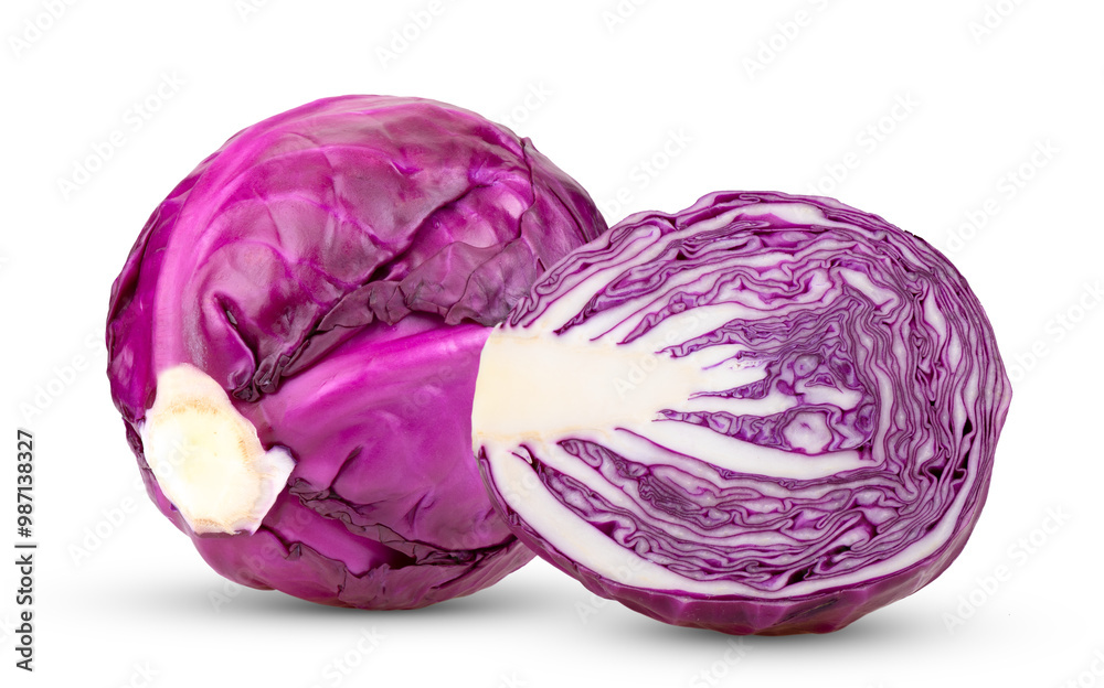 Purple Cabbage vegetable isolated on transparent png Purple Cabbage vegetable isolated on transparent png