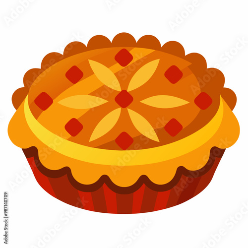 Tourti re-vector design on a white background 