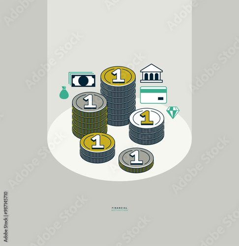 Financial activities concep...