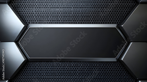 Silver and Black Tech Design 89