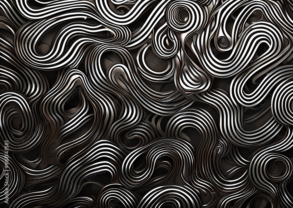 Fototapeta premium Creative bright abstract background illustration.generative ai