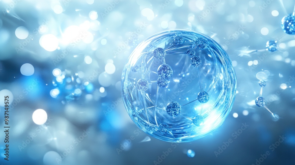 Abstract Molecular Structure Abstract Molecular Structure