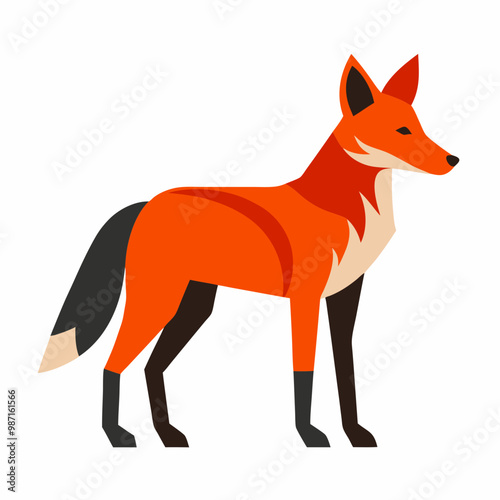 Jmaned wolf creative vector design