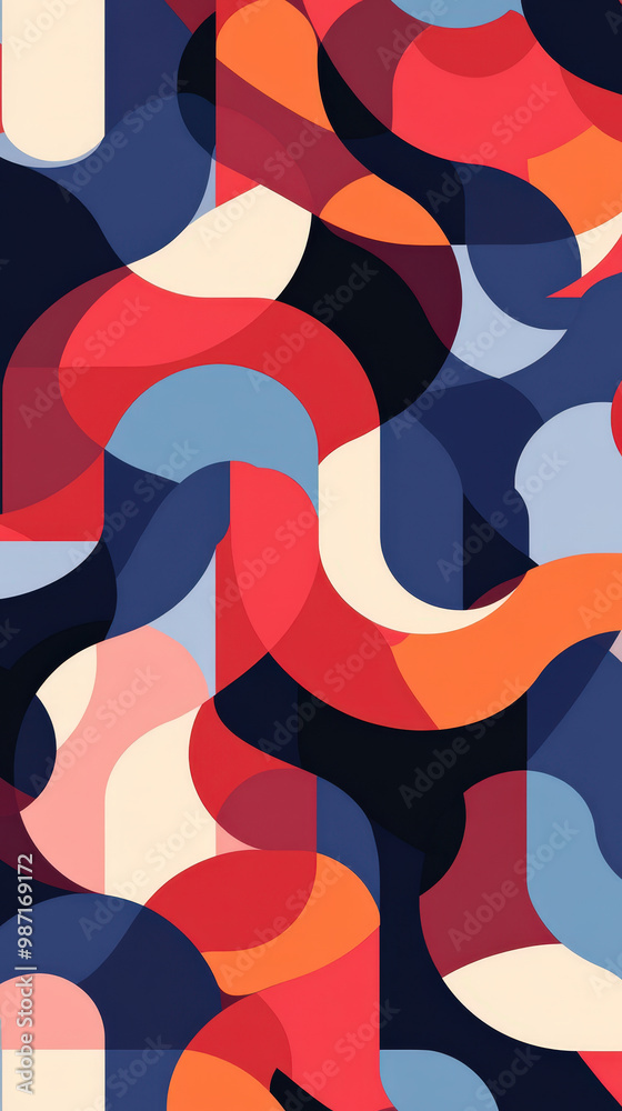 Abstract Flat Vector Pattern Design for Backgrounds Abstract Flat Vector Pattern Design for Backgrounds