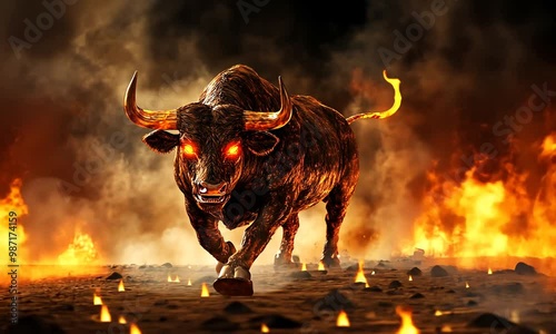 Fiery Bull
